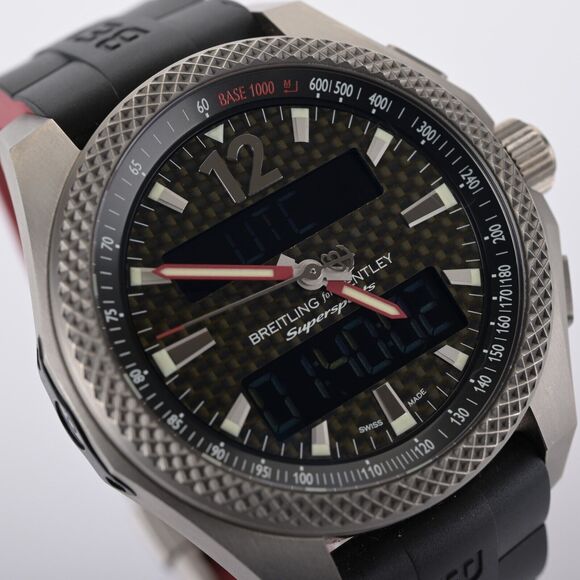 Breitling Bentley Supersport B55 EB5520 Limited Carbon Fiber 46mm Men's Watch - Picture 7 of 13